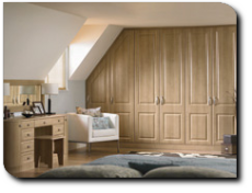 Palermo style sloping door wardrobes image of Palermo style sloping door wardrobes